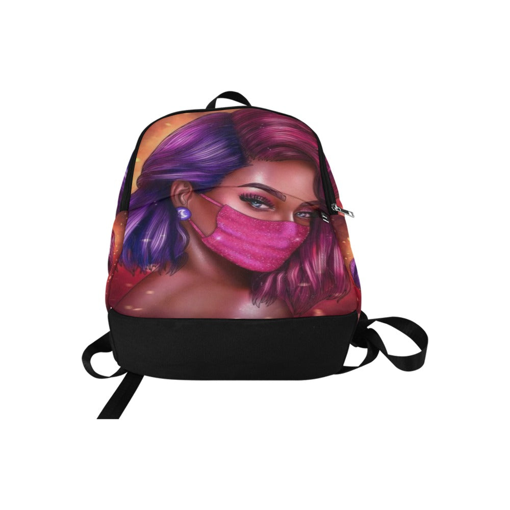 Brown Beauty Custom Fabric Backpack