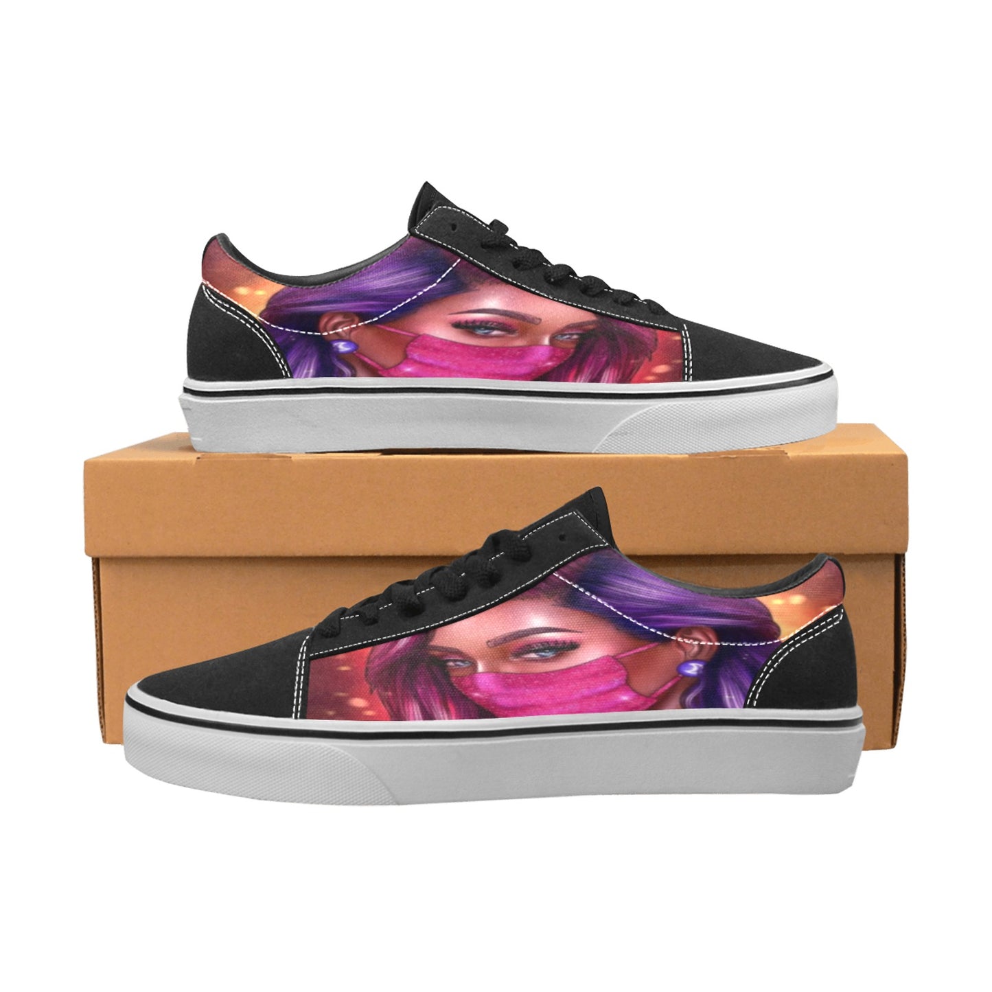 Brown Beauty Custom Van inspired Kicks