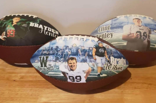 Custom Football (For Display Purposes Only)