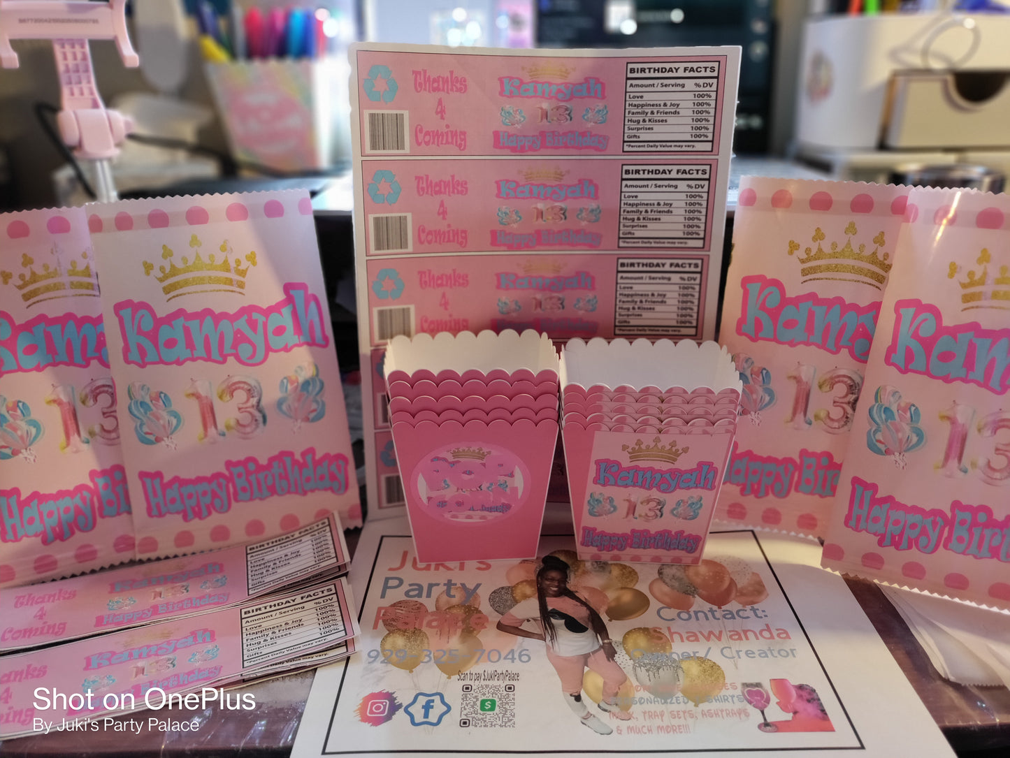 Custom Party Favor Package "MEDIUM"