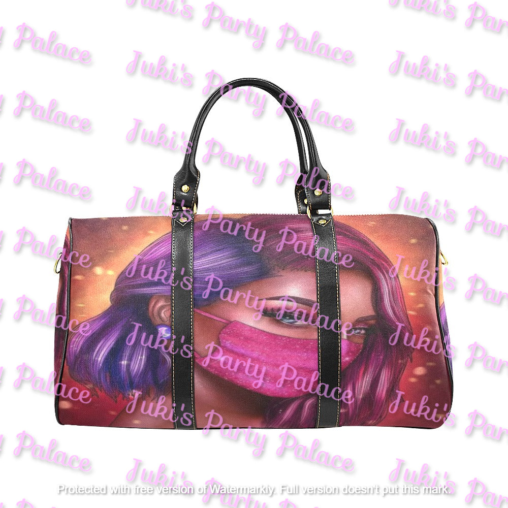 Brown Beauty Waterproof Travel Bag/Large