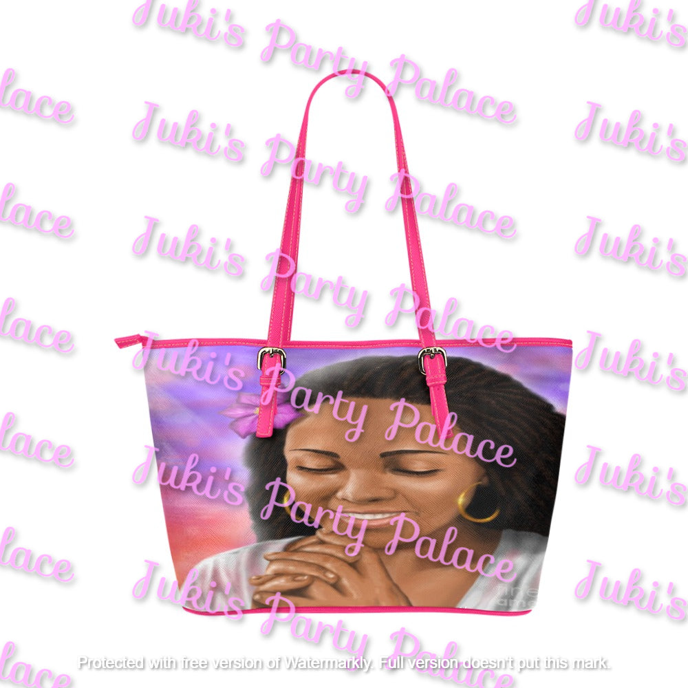 Custom "Leather" Tote Bag (Large)