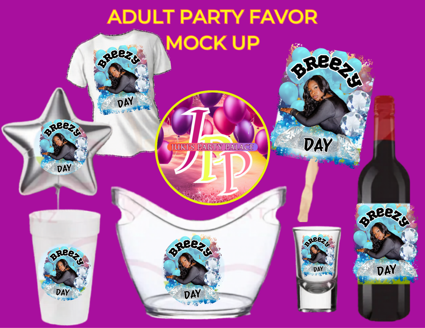 Adult Party Favor Package – Physical Bundle (7 Items)