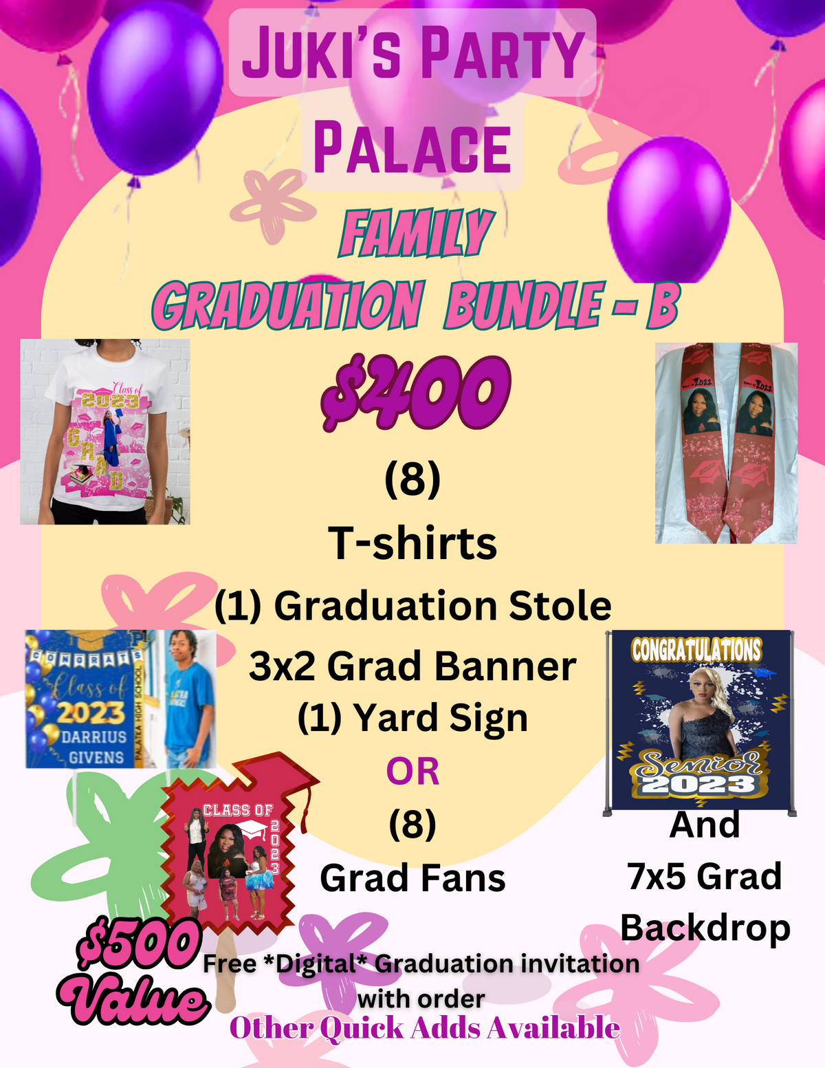 Graduation Bundle Graduation Bundles – Juki's Party Palace
