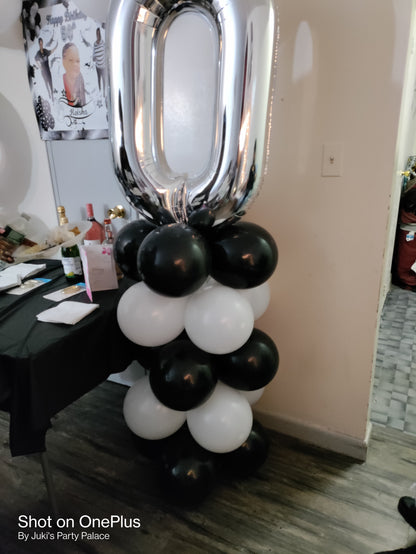 (2) 6ft Balloon Pillars