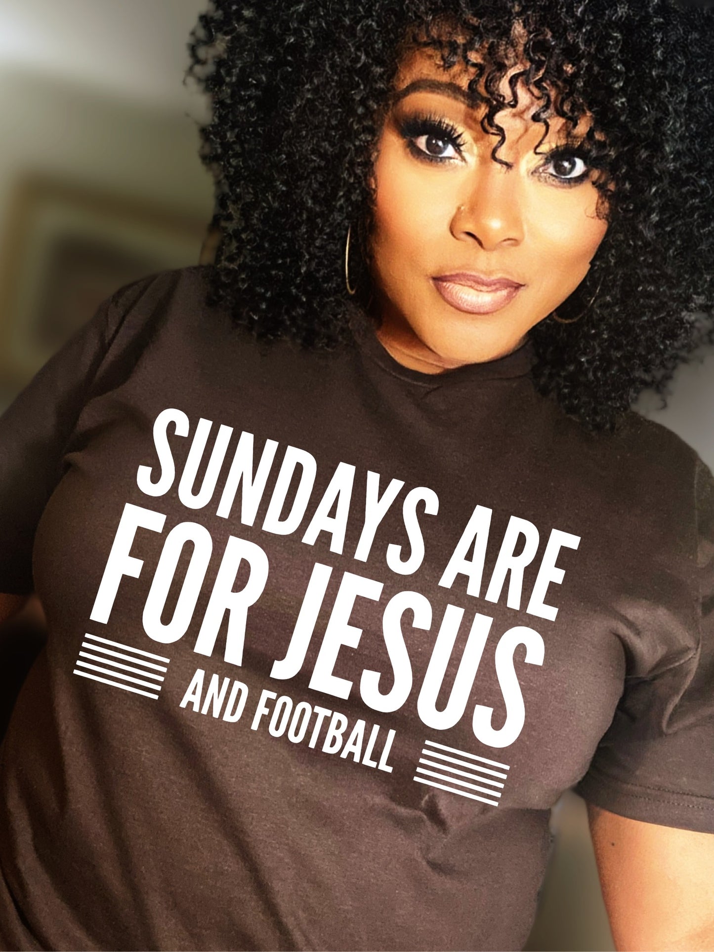 Sunday's are for Jesus and Football T-shirt