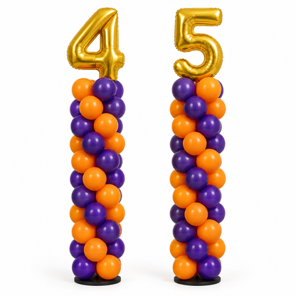 (2) 6ft Balloon Pillars