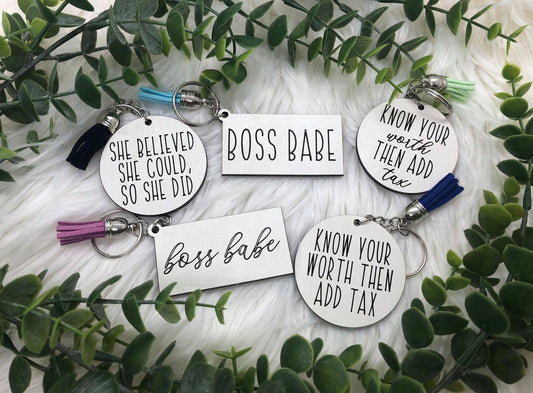 Boss Babe Keychain